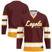 Loyola Chicago Ramblers Hockey Jersey - Maroon