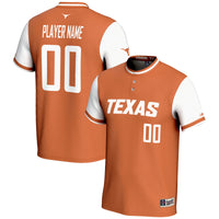 Texas Longhorns NIL Pick-A-Player Lightweight Softball Jersey - Burnt Orange