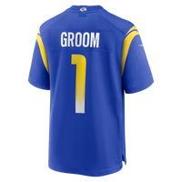 Los Angeles Rams Number 1 Groom Royal Game Jersey
