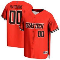 Texas Tech Red Raiders NIL Pick-A-Player Baseball Lightweight Jersey - Red