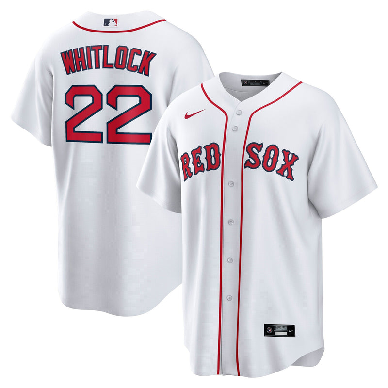 Boston Red Sox Garrett Whitlock White Home Replica Jersey