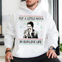 Humorous Mexican Movie Quote Holiday Hoodie, Ugly Christmas Hoodie, Retro Film Xmas Hooded Sweatshirt, Ugly Sweater Party Graphic Hoodie