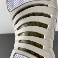 Low Top Sneakers, Off White Gold Colorway, Lace Up Design, Casual Gift for Sneaker Fans