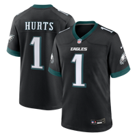 Philadelphia Eagles Jalen Hurts Black Alternate Game Jersey