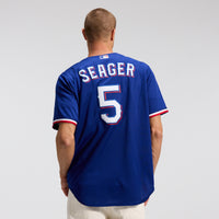 Texas Rangers Corey Seager Royal Alternate 2 Replica Jersey