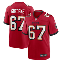 Tampa Bay Buccaneers Luke Goedeke Red Game Player Jersey