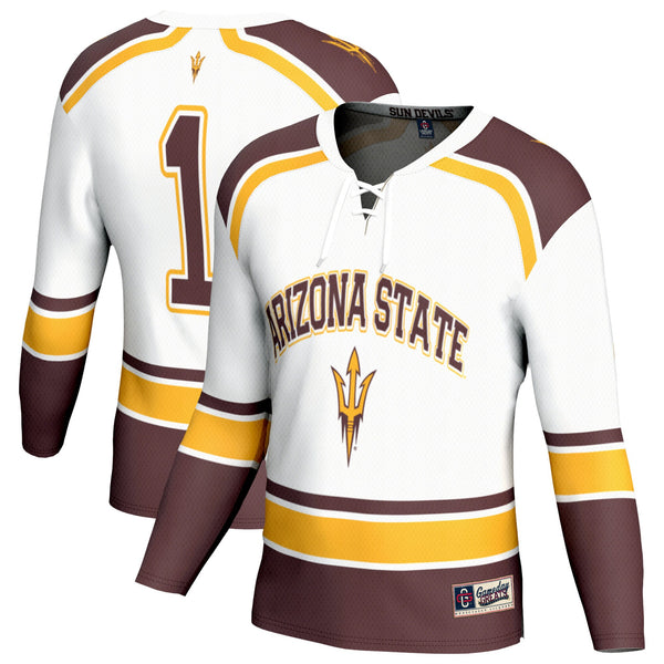Arizona State Sun Devils Lightweight Hockey Fashion Jersey - White