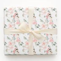 Nativity Holiday Gift Wrap, Madonna and Child Christmas Wrapping Paper, Religious Watercolor Wrapping Paper, Christian Xmas Gift Wrap Roll