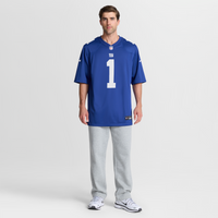 New York Giants Malik Nabers Royal Player Game Jersey