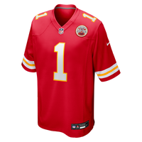 Kansas City Chiefs Number 1 Dad Red Game Jersey