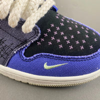 Low Top Sneakers, Blue White Colorway, Lace Up Design, Casual Gift for Sneaker Fans