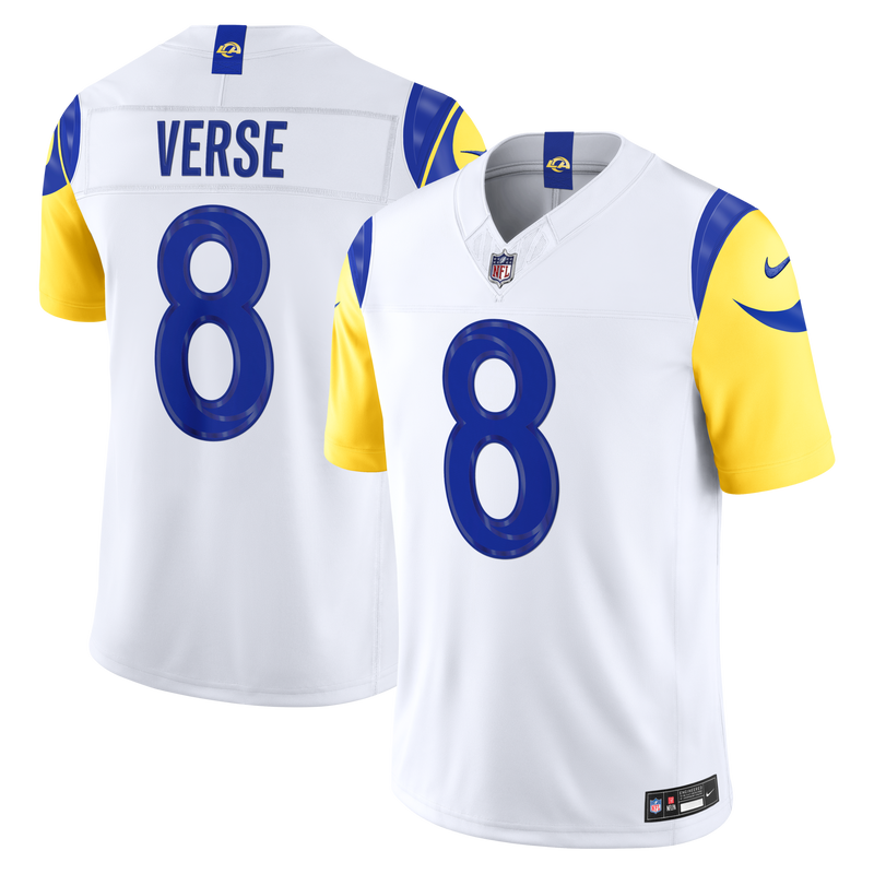 Los Angeles Rams Jared Verse White Stitched Limited Jersey