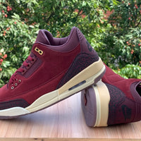 Mid Top Sneakers, Red Beige Colorway, Lace Up Design, Casual Gift for Sneaker Fans