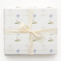 Star of Bethlehem Gift Wrap, Good Shepherd Wrapping Paper, Religious Christmas Wrapping Paper, Christian Holiday Wrapping Paper