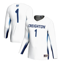 #1 Creighton Bluejays Lightweight Volleyball Jersey - White