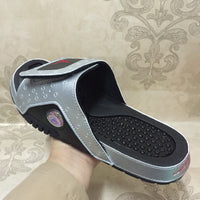 Retro Slides, Black Colorway, Slip On Design, Casual Gift for Shoe Lovers