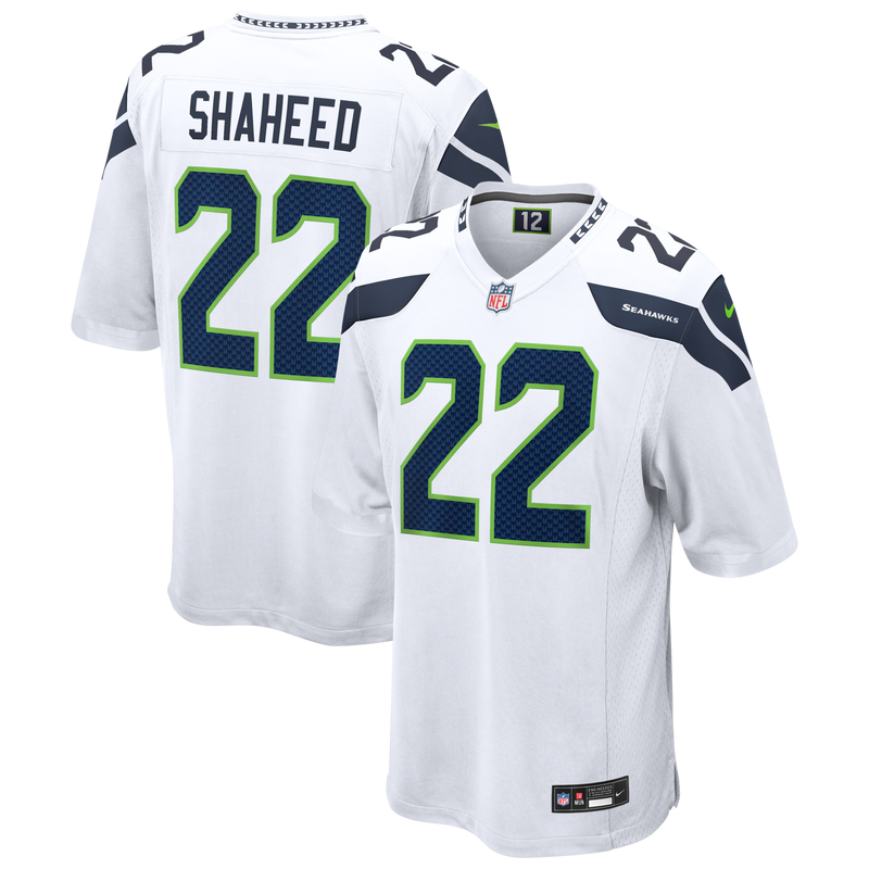 Seattle Seahawks Rashid Shaheed White Game Jersey