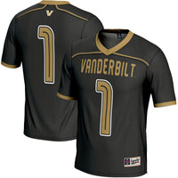 #1 Vanderbilt Commodores Lightweight Lacrosse Jersey - Black