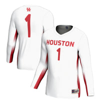 #1 Houston Cougars Lightweight Volleyball Jersey - White