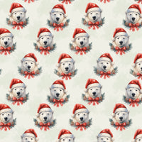 Watercolor Winter Animal Gift Wrap, Polar Bear Christmas Wrapping Paper, Festive Holiday Wrapping Paper, Adorable Seasonal Gift Wrap Roll