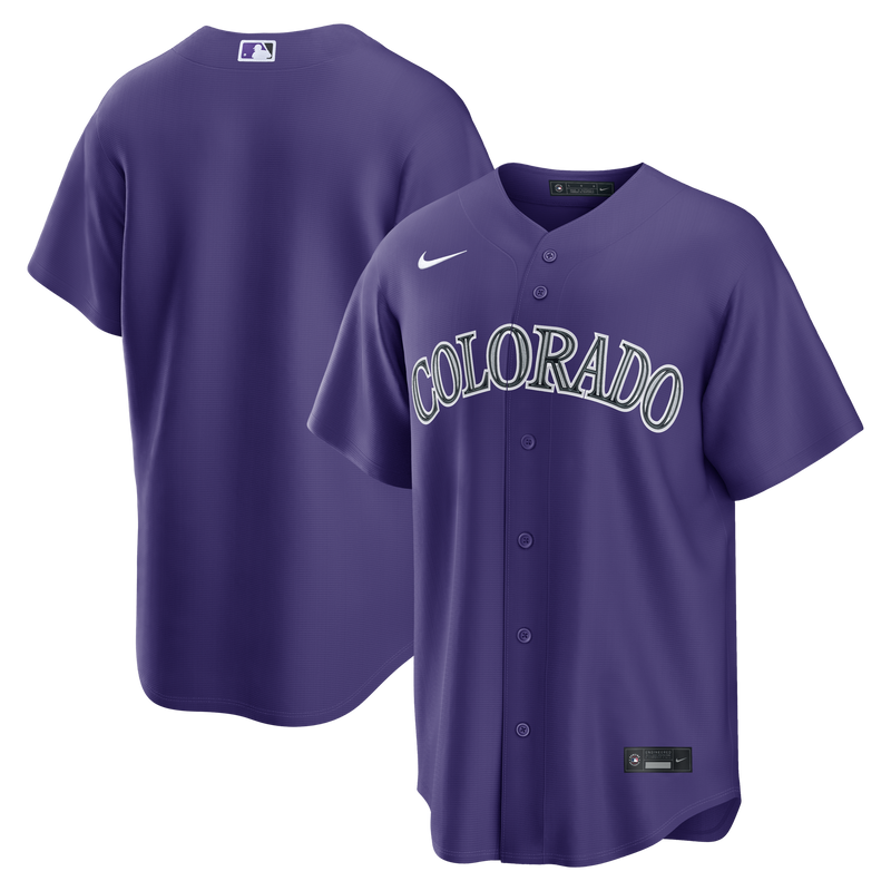 Colorado Rockies Purple Alternate Replica Jersey
