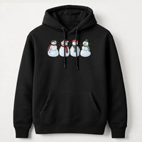 Christmas Snowman Sweatshirt, Adorable Snowman Hoodie, Festive Winter Snowman Hoodie, Comfy Holiday Graphic Hoodie, Christmas Present for Women
