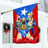 Three Wise Men Reyes Magos Flag, Puerto Rico Three Kings Garden Flag, Double-Sided Boricua Christmas Flag, Holiday Yard Decor Present