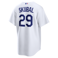 Los Angeles Dodgers Tarik Skubal White Home Replica Jersey