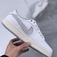Retro Low Top Basketball Shoes, White Colorway, Canvas Footwear, Lace Up Design, Casual Gift for Shoe Lovers
