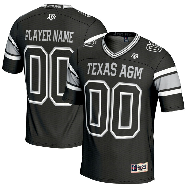 Texas A&M Aggies NIL Pick-A-Player Football Jersey - Black