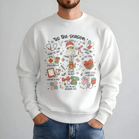 Medical Holiday Doodle Sweatshirt, Nurse Christmas Sweatshirt, Healthcare Worker Xmas Crewneck, Adorable Nursing Winter Graphic Sweatshirt