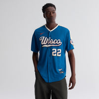 Milwaukee Brewers Christian Yelich Mineral Blue 2026 City Connect Stadium Jersey