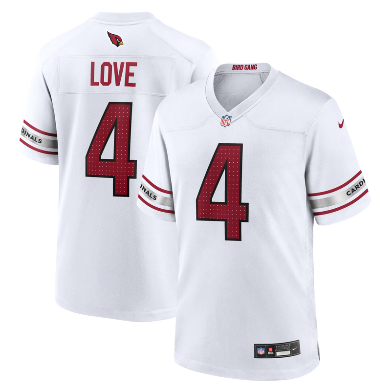 Arizona Cardinals Jeremiyah Love White Game Player Jersey
