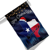Santa Hat Lone Star Lawn Flag, Texas Merry Christmas Yall Garden Flag, Double-Sided Holiday Yard Decor, Texas Christmas Porch Banner