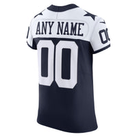 Dallas Cowboys Navy Elite Custom Jersey