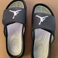 Slides, Black Gray Colorway, Slip On Design, Casual Gift for Shoe Lovers