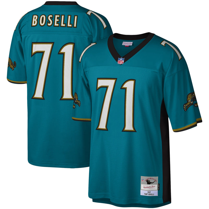 Jacksonville Jaguars Tony Boselli Teal Legacy Replica Jersey