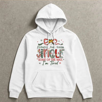 Humorous Christmas Hoodie, Probably Just Gonna Jingle Some of the Way Hoodie, Lazy Holiday Christmas Sweatshirt, Sarcastic Xmas Mom Pullover
