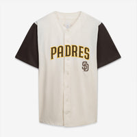 San Diego Padres Cream/Brown Big & Tall Two-Color Fashion Jersey