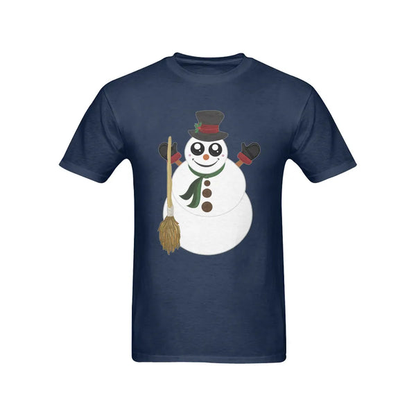 Vintage Winter Holiday Tee, Snowman Graphic T-Shirt, Adorable Snowman Christmas Shirt, Festive Holiday Season Graphic T-Shirt