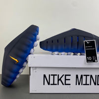 Slides, Blue Black Colorway, Slip On Design, Casual Gift for Shoe Lovers