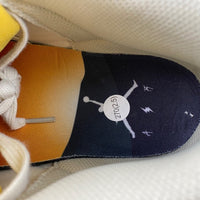 Low Top Sneakers, Cream Colorway, Lace Up Design, Casual Gift for Sneaker Fans