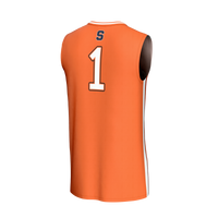 #1 Syracuse Orange Lightweight Collegiate Basketball Fashion Jersey - Orange