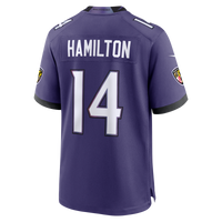 Baltimore Ravens Kyle Hamilton Purple Team Game Jersey