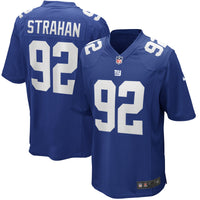 New York Giants Michael Strahan Royal Game Retired Player Jersey