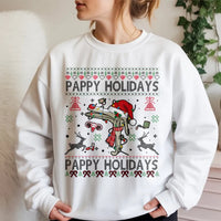 Humorous OBGYN Christmas Sweatshirt, Pappy Holidays Speculum Sweatshirt, Ugly Sweater Medical Crewneck, Doctor Nurse Holiday Sweatshirt Present