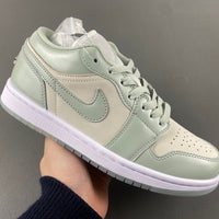 Low Top Sneakers, Green Colorway, Lace Up Design, Casual Gift for Sneaker Fans