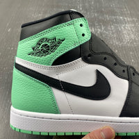 High Top Sneakers, Green Colorway, Glow in the Dark Detail, Lace Up Design, Casual Gift for Sneaker Fans