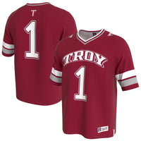 Troy University Trojans Lightweight Collegiate Football Fashion Jersey - Cardinal