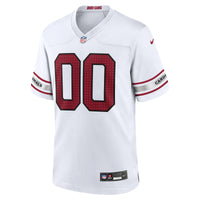 Arizona Cardinals White Custom Game Jersey